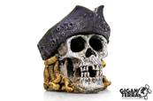 Crâne Pirate 3 - 15x13x14cm