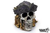 Crâne Pirate 3 - 15x13x14cm