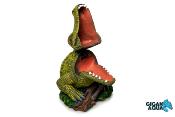 Crocodile bulleur - 16x18x16cm