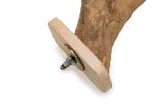 Perchoir Double en bois de Java - 30cm