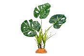 Plante sur Pied (effet mouillé) - 30x16x48cm