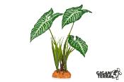 Plante sur Pied (effet mouillé) - 30x16x48cm