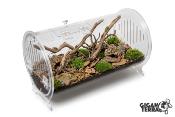 Terrarium en acrylique - Gigaview - Cylindre horizontal - 35×19×20cm