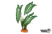 Plante sur Pied (effet mouillé) - 30x16x48cm