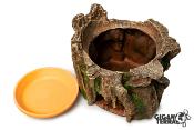 Cachette humiditée Souche - 18,5x18x17cm