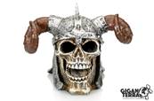 Crâne Pirate 9 - 16x11x11.5cm