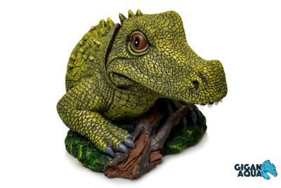 Crocodile bulleur - 16x18x16cm